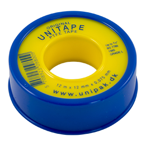 TJEP teflon thread seal tape, 12mm x 0.75 mm x 12 m