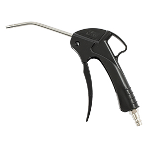 TJEP air blow gun, w/6 mm angled pipe and nipple